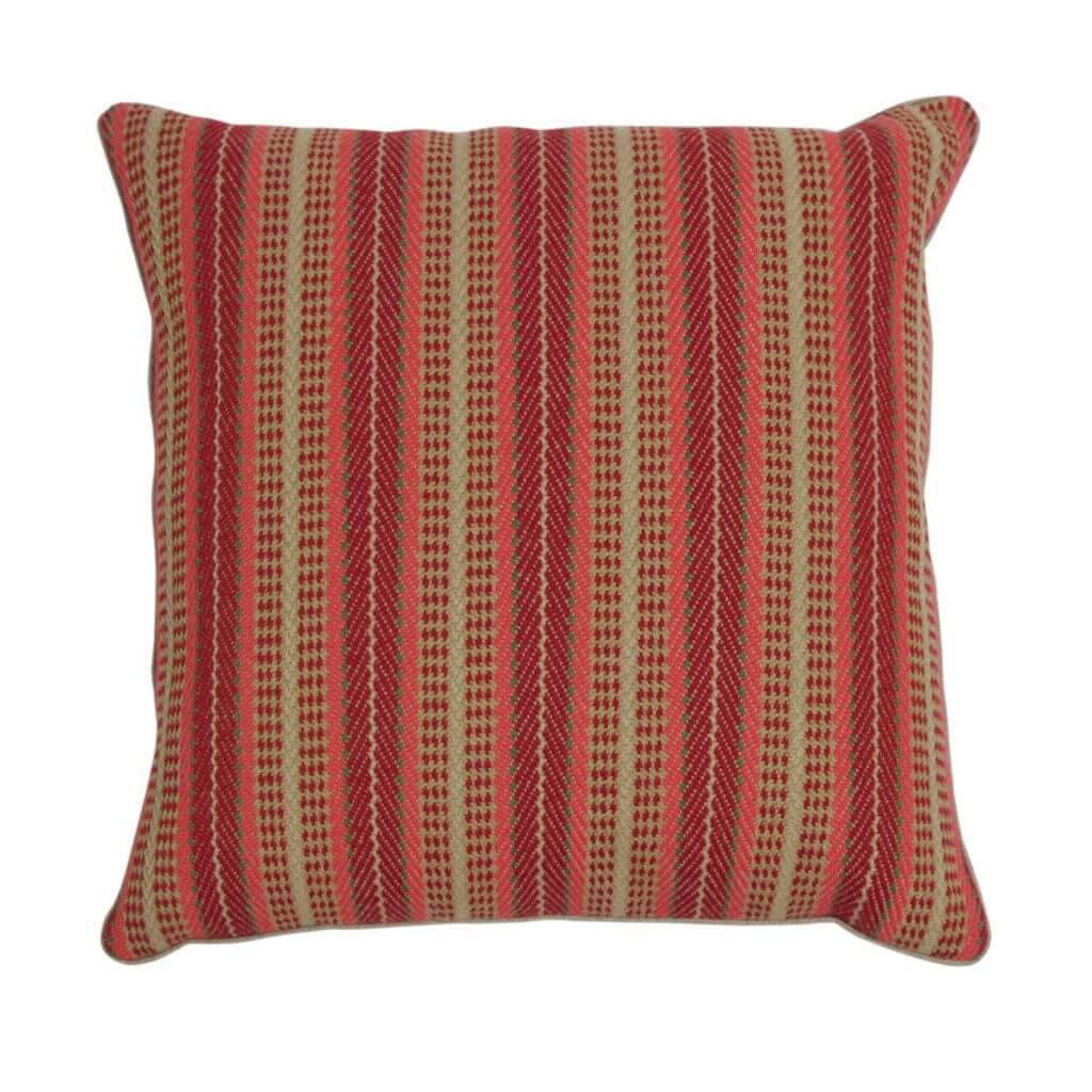 Roger Oates Flatweave Floor Cushion in Vernon Soft Red from £135