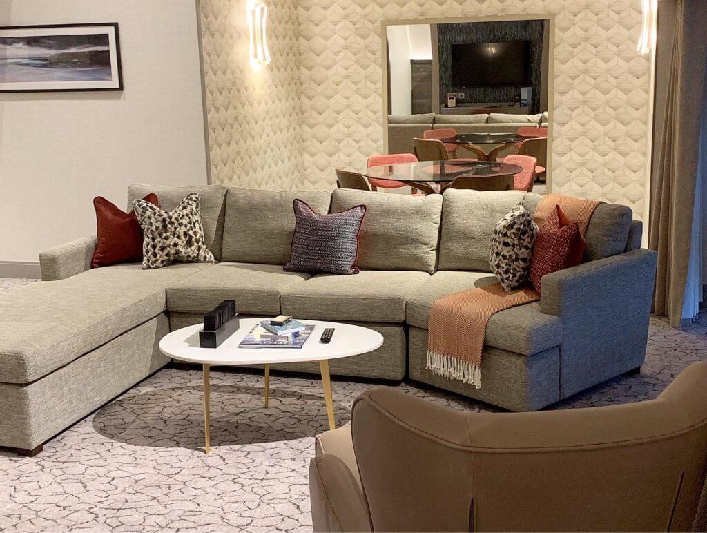 Falls Spa suite carpet project