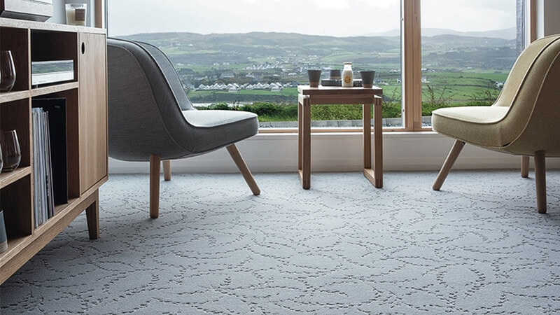 Ulster textured grey carpet